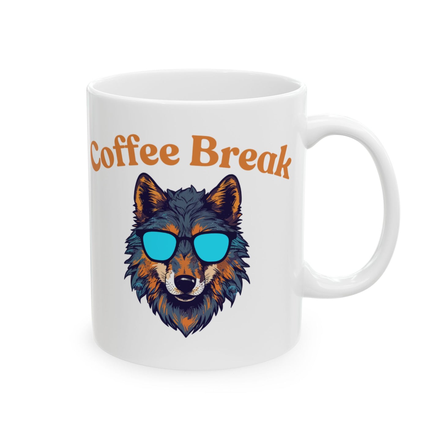 Funny Cat Coffee Mug, Cute Pet Lover Gift, Ceramic Cup for Home and Office, Fun Coffee Break Decor, Birthday or Holiday Mug