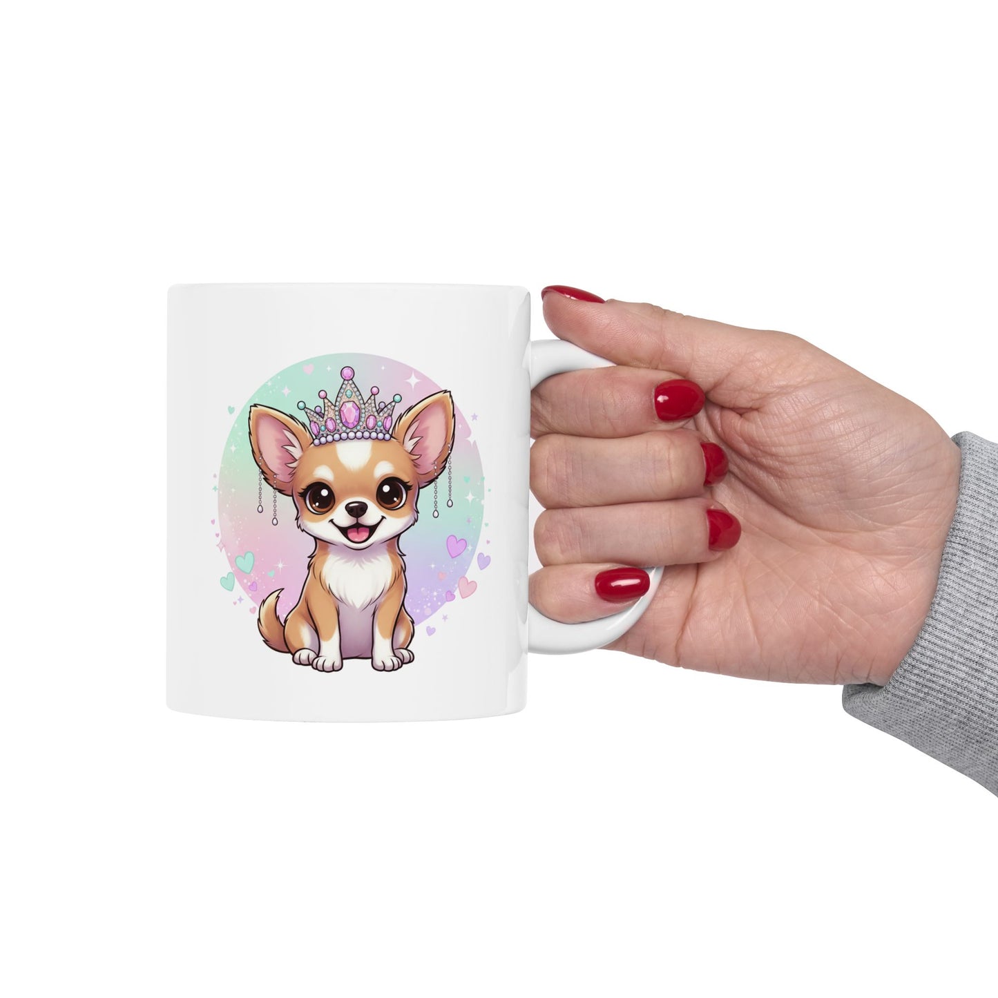 Cute Watercolor Chihuahua Coffee Mug — Pawfect Pup Gift (11oz & 15oz)