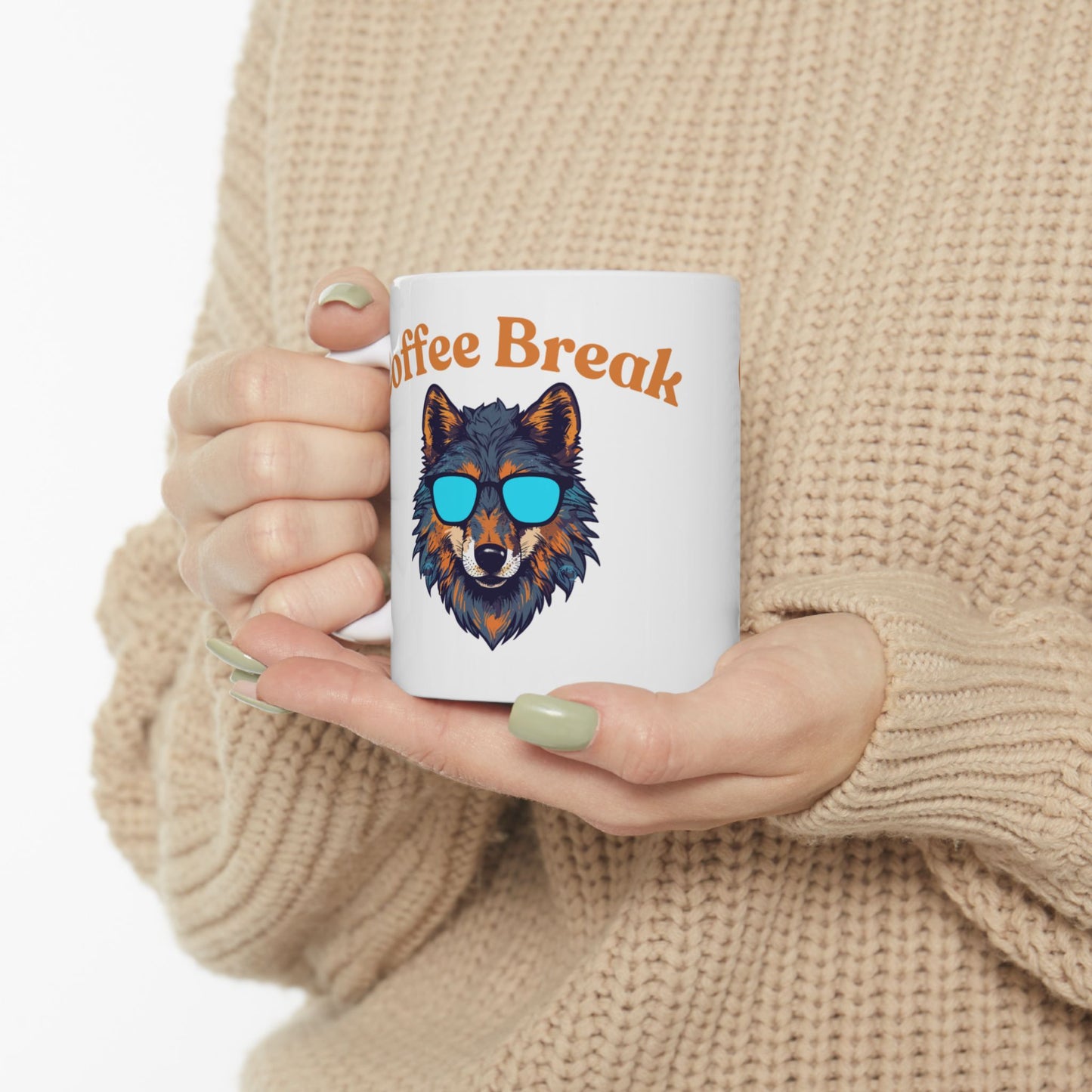 Funny Cat Coffee Mug, Cute Pet Lover Gift, Ceramic Cup for Home and Office, Fun Coffee Break Decor, Birthday or Holiday Mug