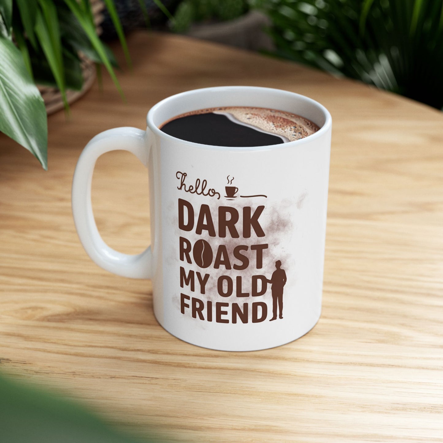 Dog Mom Friends Ceramic Mug — 'Dog Mom' Rustic Coffee Cup for Pet Lovers (11oz, 15oz)