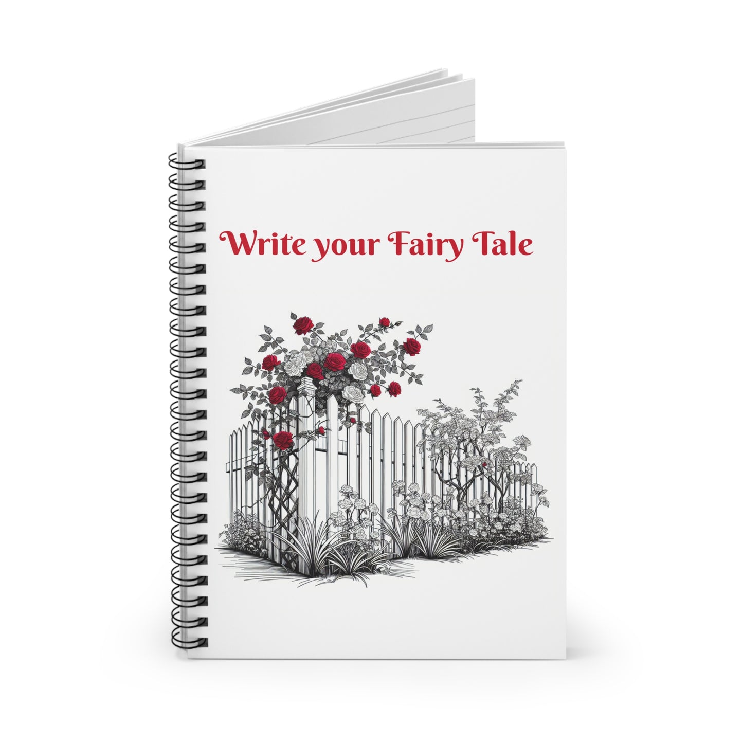 Red Roses Write your Fairytale Journal