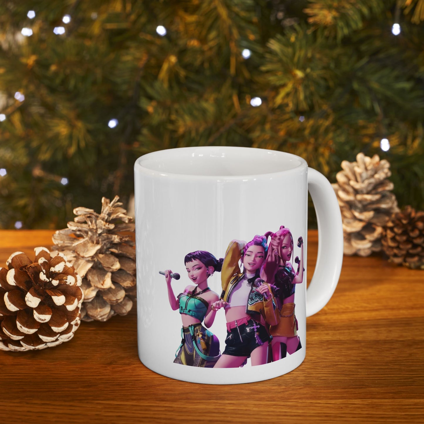 Vocalist Character Ceramic Mug — Pop Star Musician Coffee Cup (11oz/15oz)