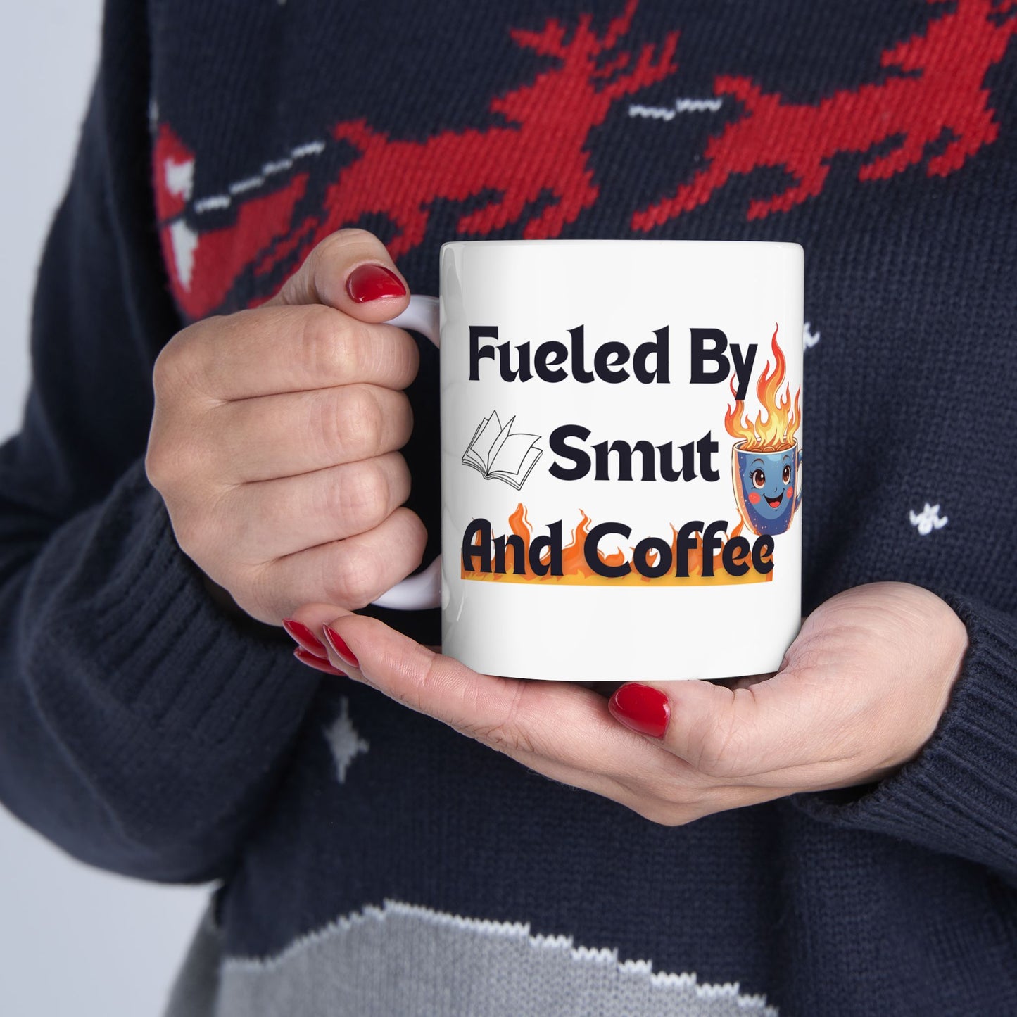 Funny Ceramic Coffee Mug - Perfect Gift for Book Lovers, Hot Beverages, Office Humor, Tea Lovers, Unique Cup