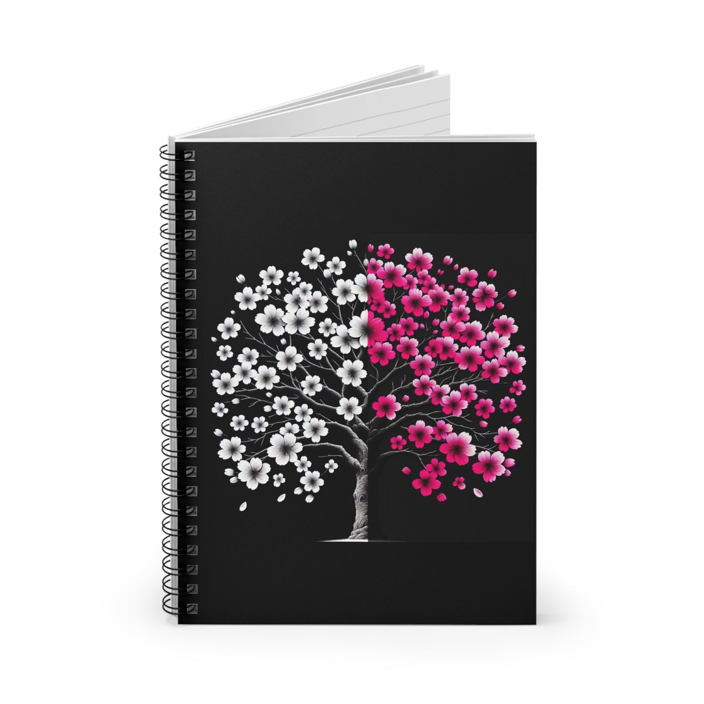 Pink and White Tree journal