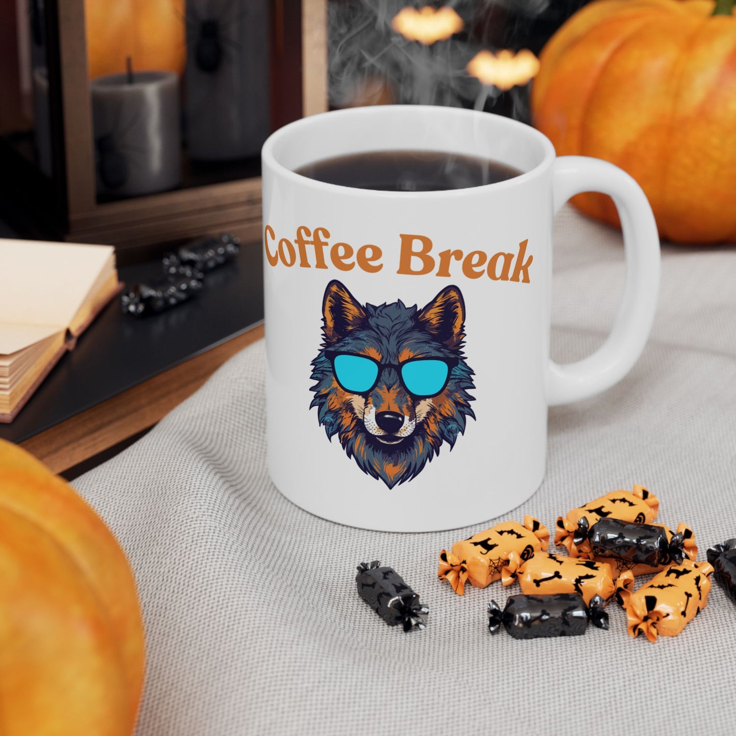 Funny Cat Coffee Mug, Cute Pet Lover Gift, Ceramic Cup for Home and Office, Fun Coffee Break Decor, Birthday or Holiday Mug