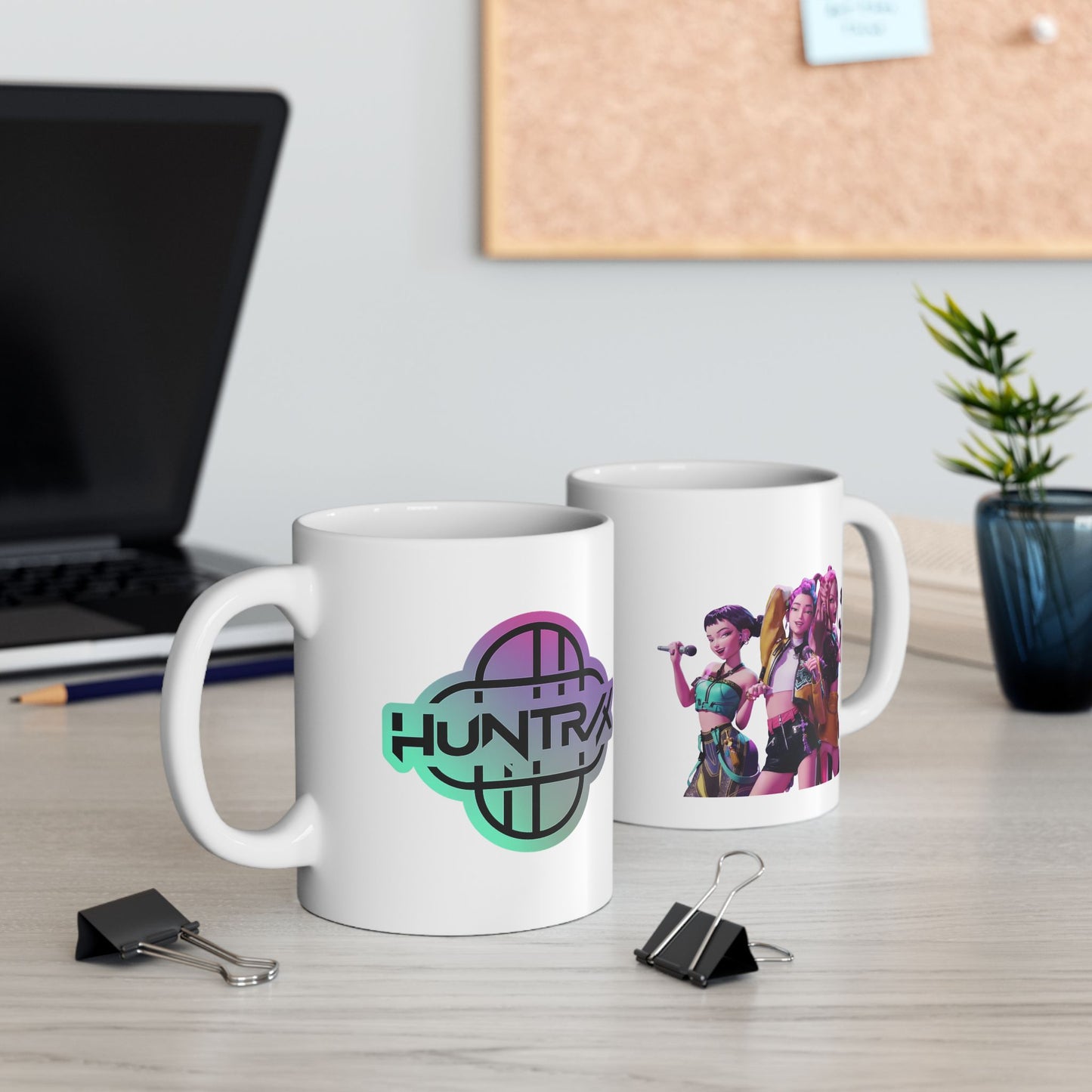 Vocalist Character Ceramic Mug — Pop Star Musician Coffee Cup (11oz/15oz)