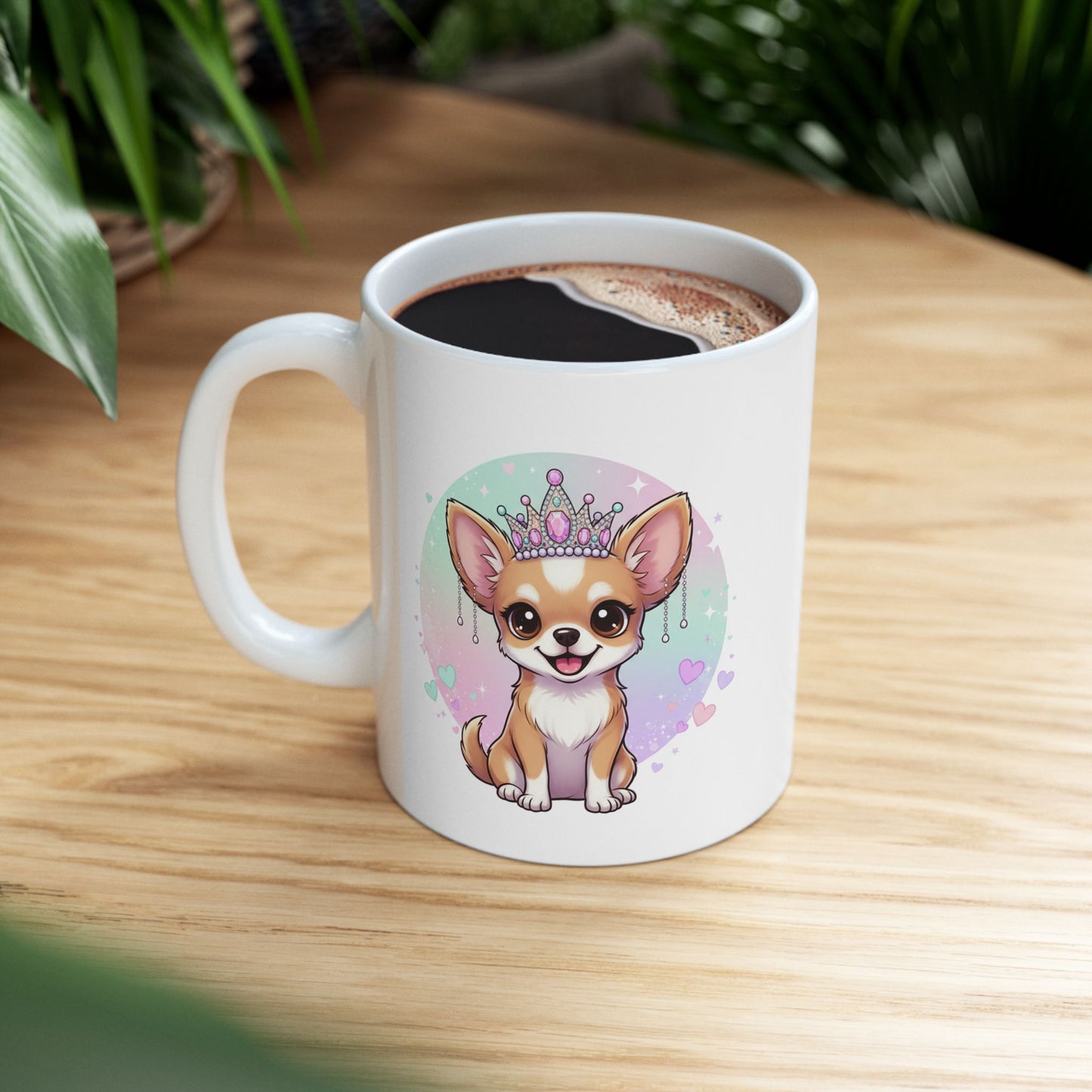 Cute Watercolor Chihuahua Coffee Mug — Pawfect Pup Gift (11oz & 15oz)
