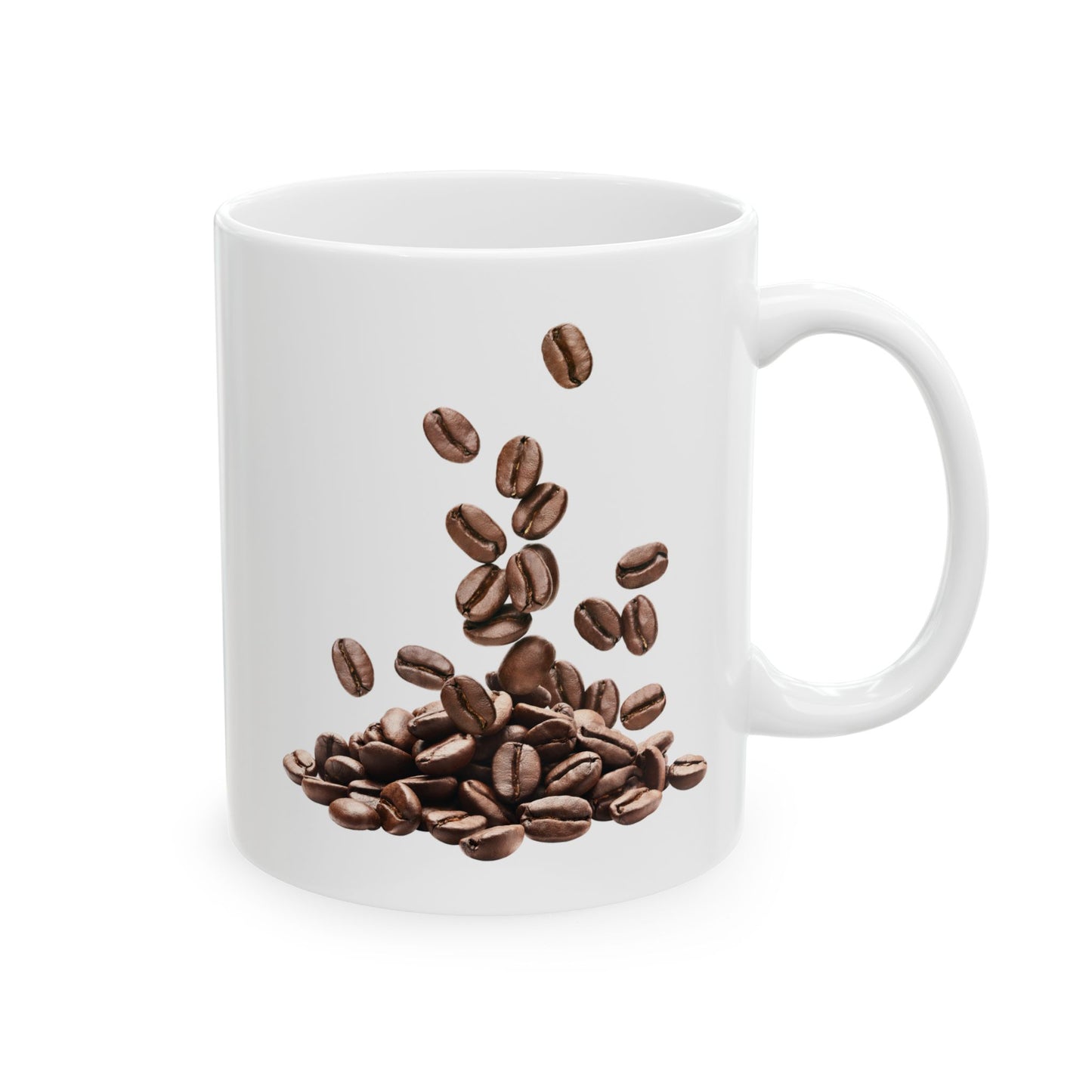 Coffee Lover's Ceramic Mug, Cozy Gift for Him and Her, Perfect for Home, Kitchen, Thanksgiving, Christmas, Happy Hour
