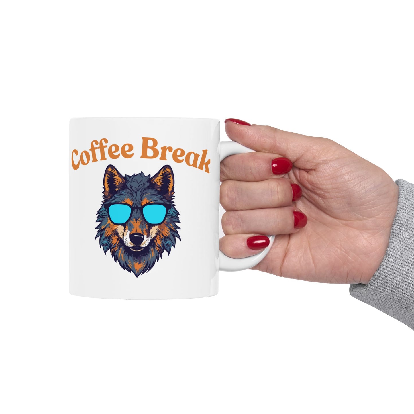 Funny Cat Coffee Mug, Cute Pet Lover Gift, Ceramic Cup for Home and Office, Fun Coffee Break Decor, Birthday or Holiday Mug