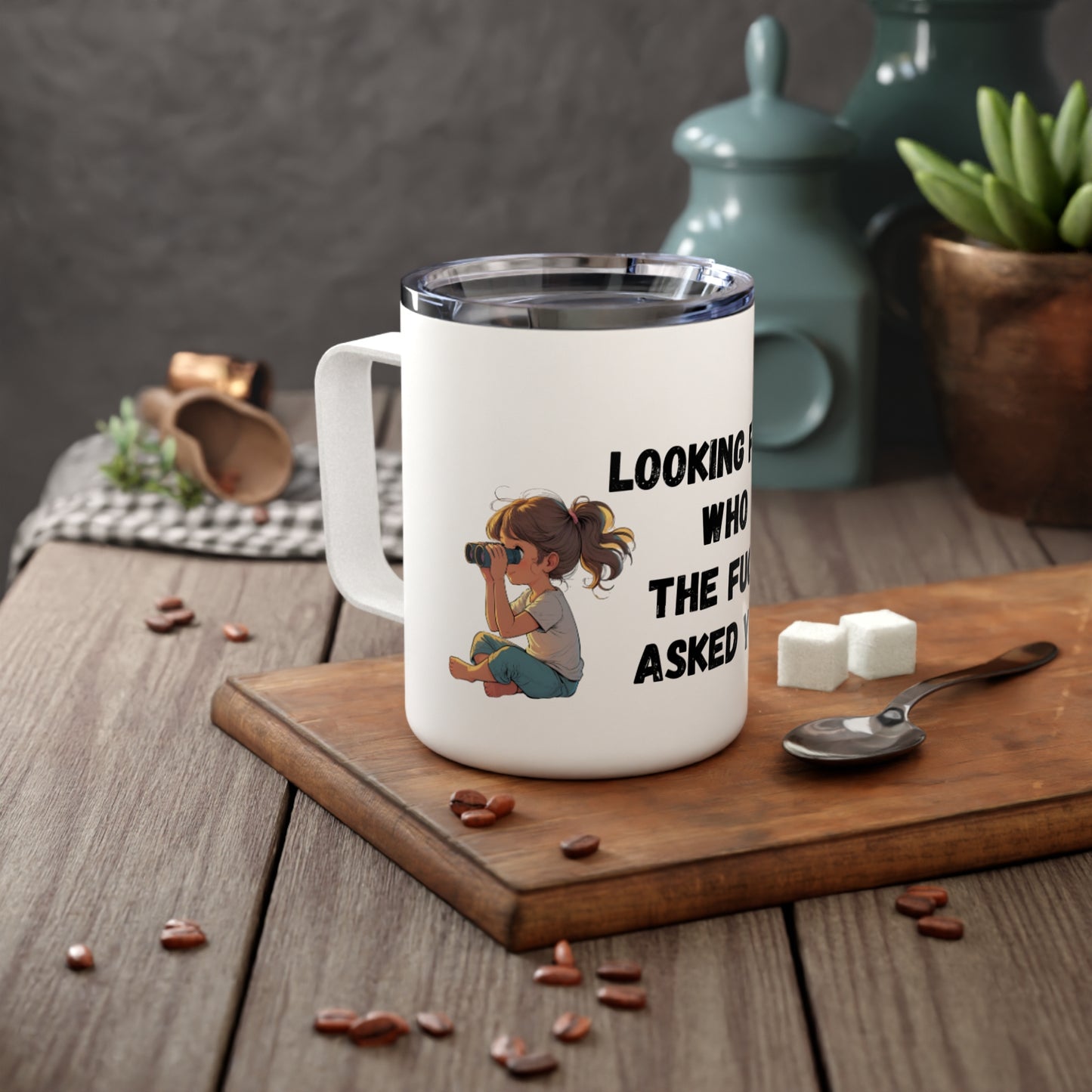 Sassy Insulated Coffee Mug, Funny Coffee Cup for Adults, Unique Gift for Friends, Daily Coffee Companion, Tea Lover's Mug, Humorous [...]