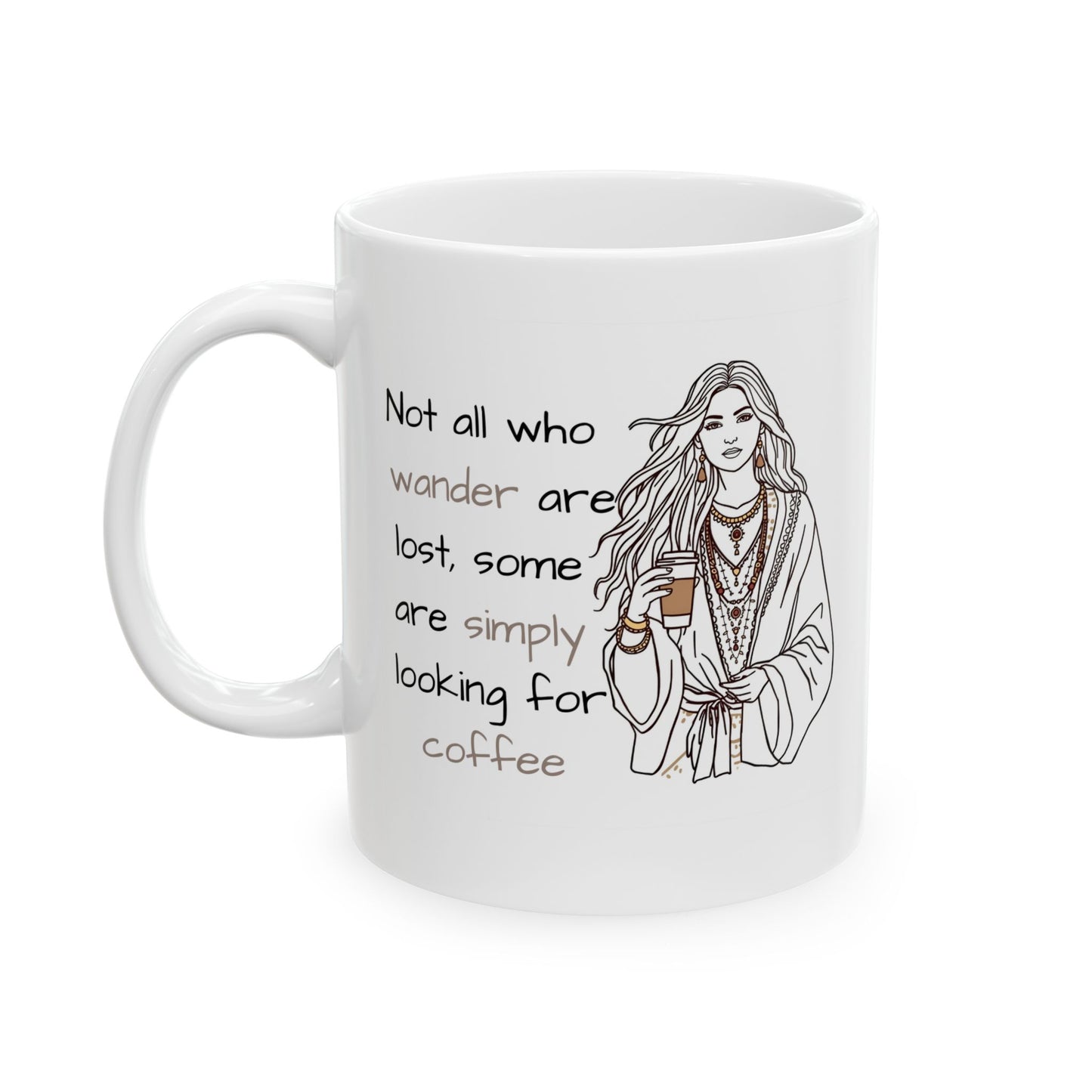 Inspirational Jesus Quote Ceramic Mug — Faith Coffee Cup (11oz/15oz)
