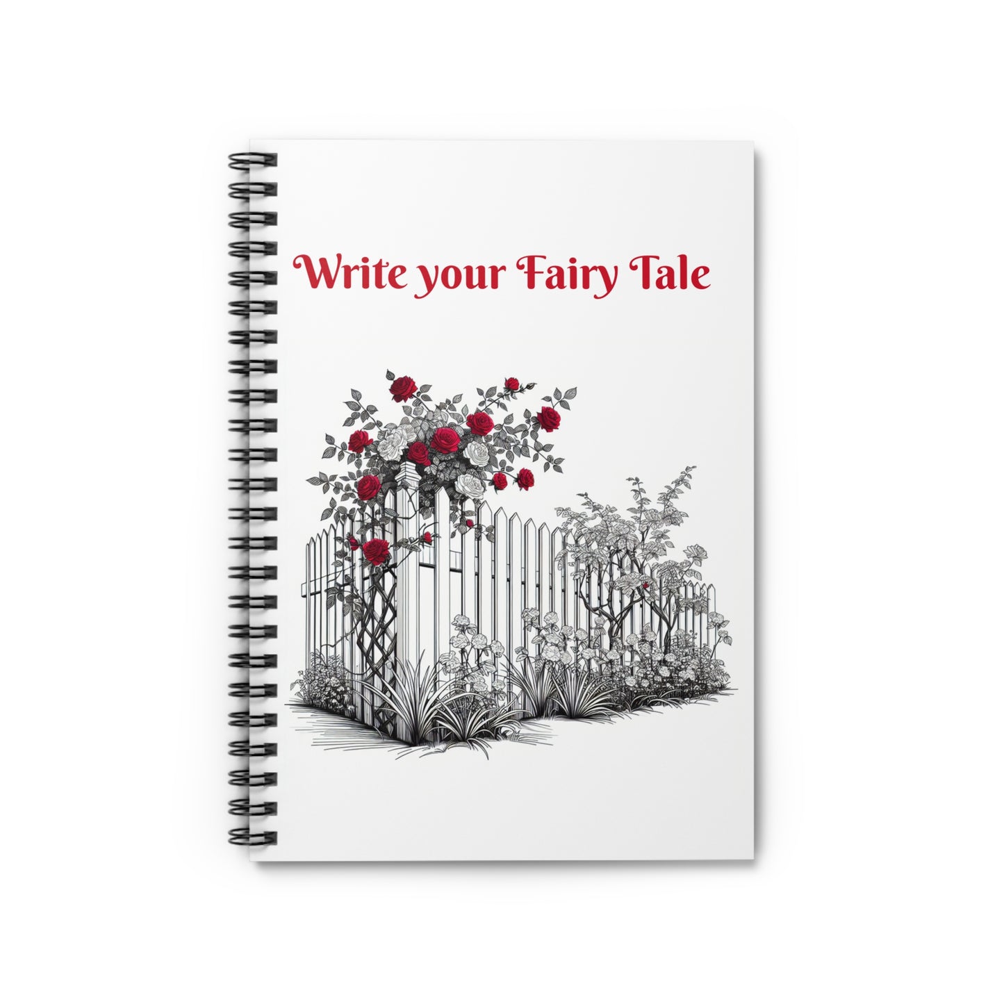 Red Roses Write your Fairytale Journal