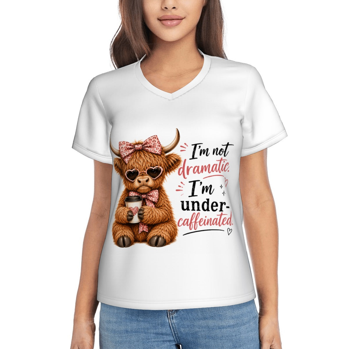 Women's Highland cow Graphic Tee