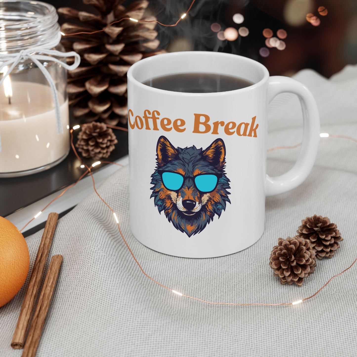 Funny Cat Coffee Mug, Cute Pet Lover Gift, Ceramic Cup for Home and Office, Fun Coffee Break Decor, Birthday or Holiday Mug