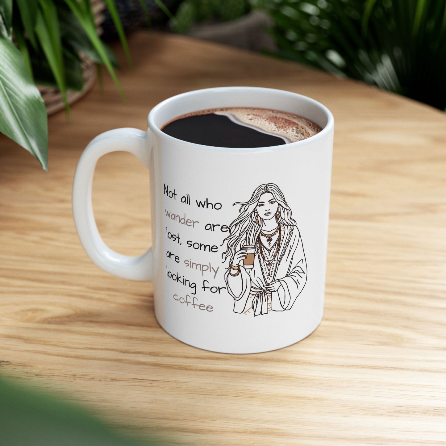 Inspirational Jesus Quote Ceramic Mug — Faith Coffee Cup (11oz/15oz)