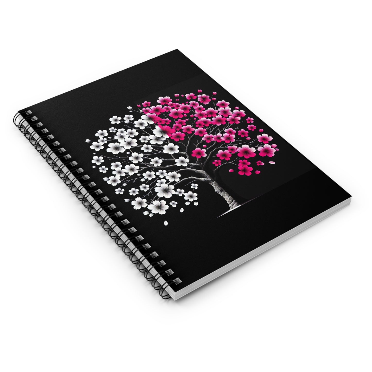 Pink and White Tree journal