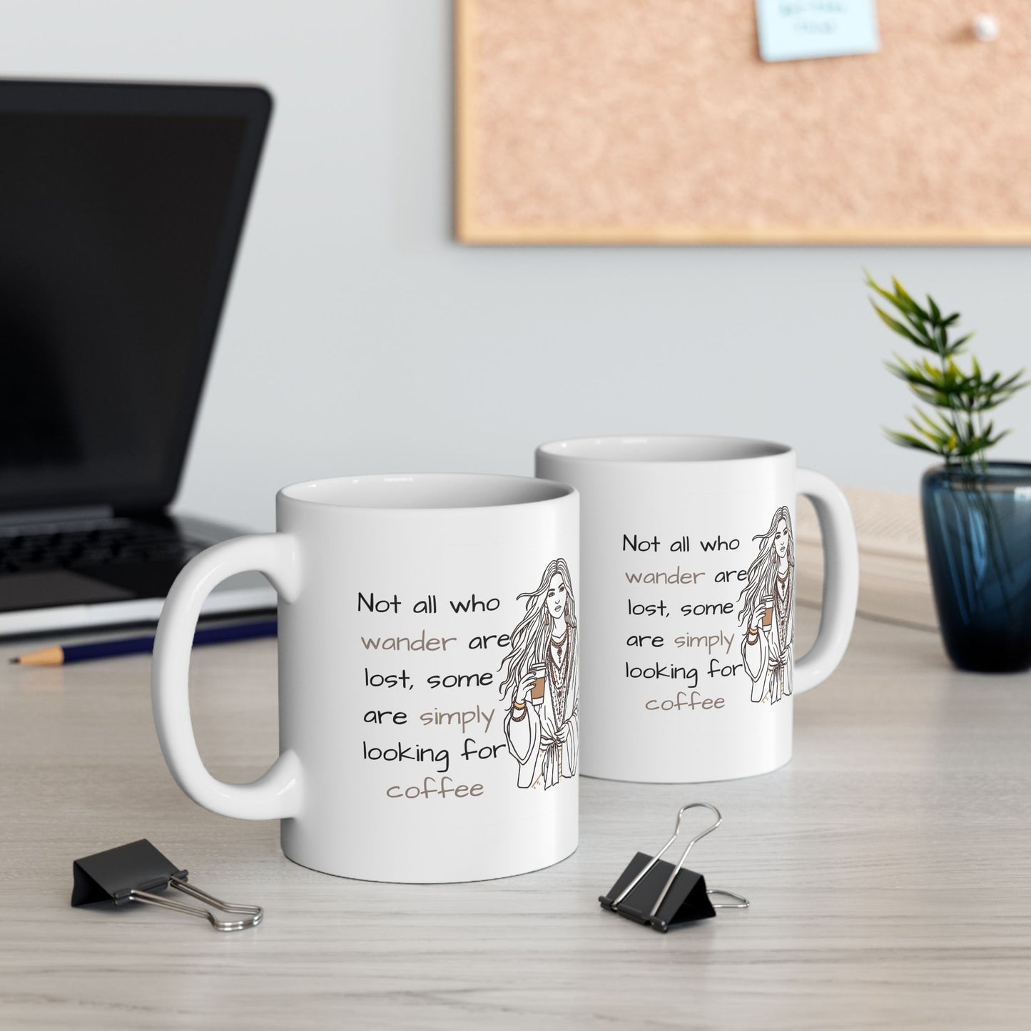 Inspirational Jesus Quote Ceramic Mug — Faith Coffee Cup (11oz/15oz)