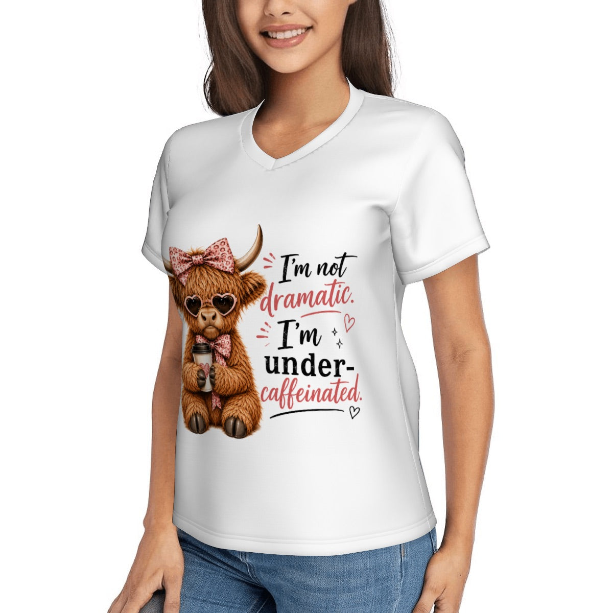 Women's Highland cow Graphic Tee