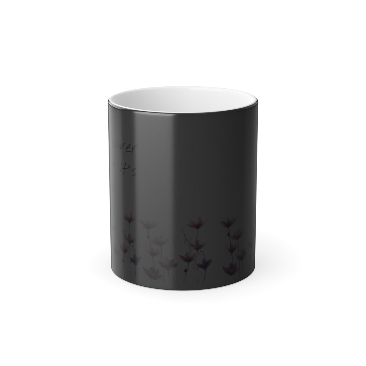 Color Morphing Floral Mug - 11oz Heat Sensitive Coffee Cup