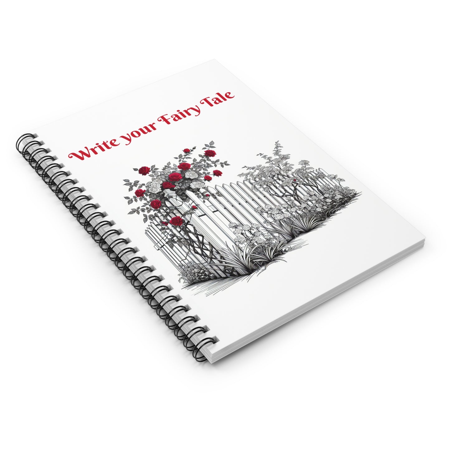 Red Roses Write your Fairytale Journal