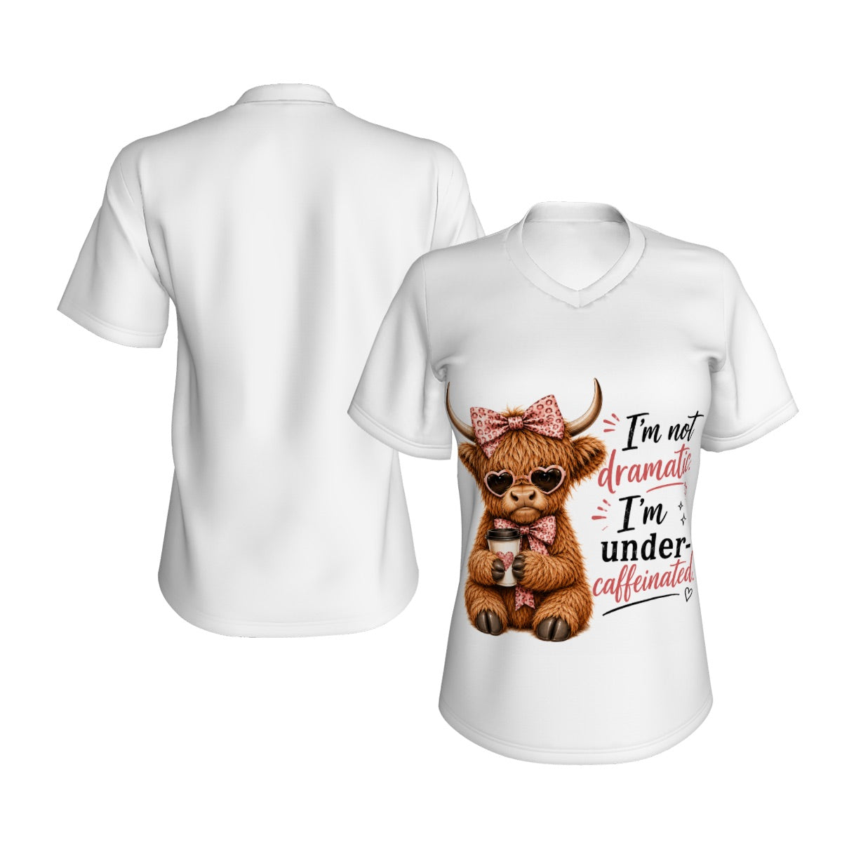 Women's Highland cow Graphic Tee