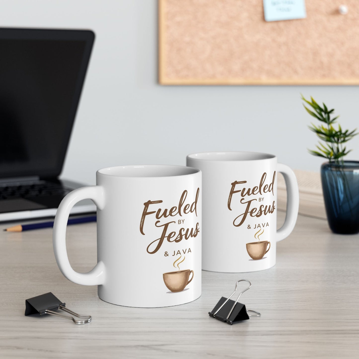 Ceramic Mug — "Find Joy in the Little Things" Inspirational Coffee Cup