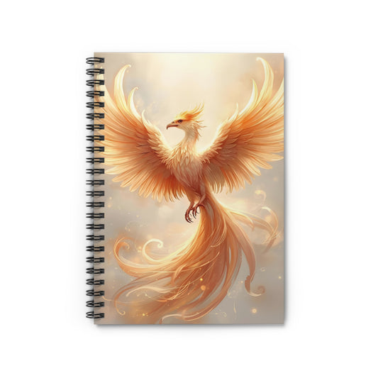 Rising Phoenix Spiral Notebook — Lined Journal for Inspiration & Creative Writing