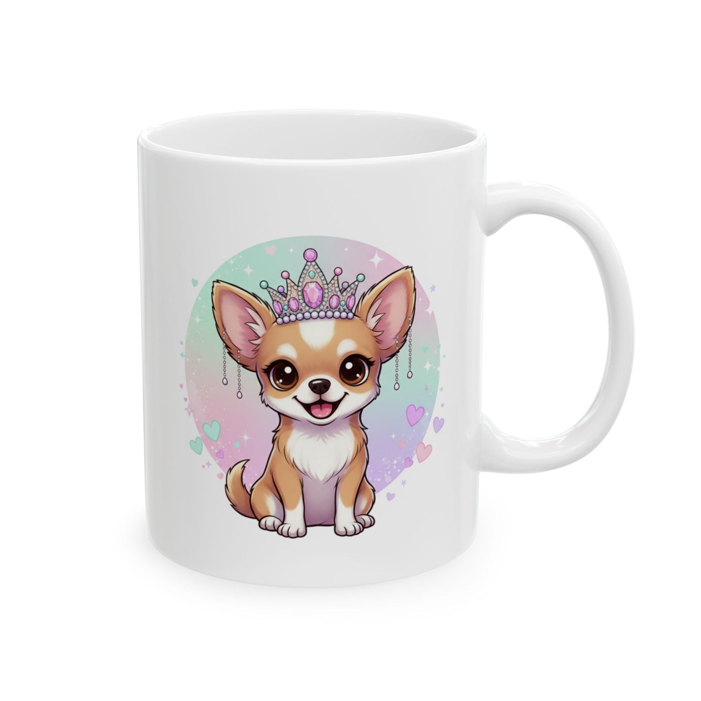 Cute Watercolor Chihuahua Coffee Mug — Pawfect Pup Gift (11oz & 15oz)