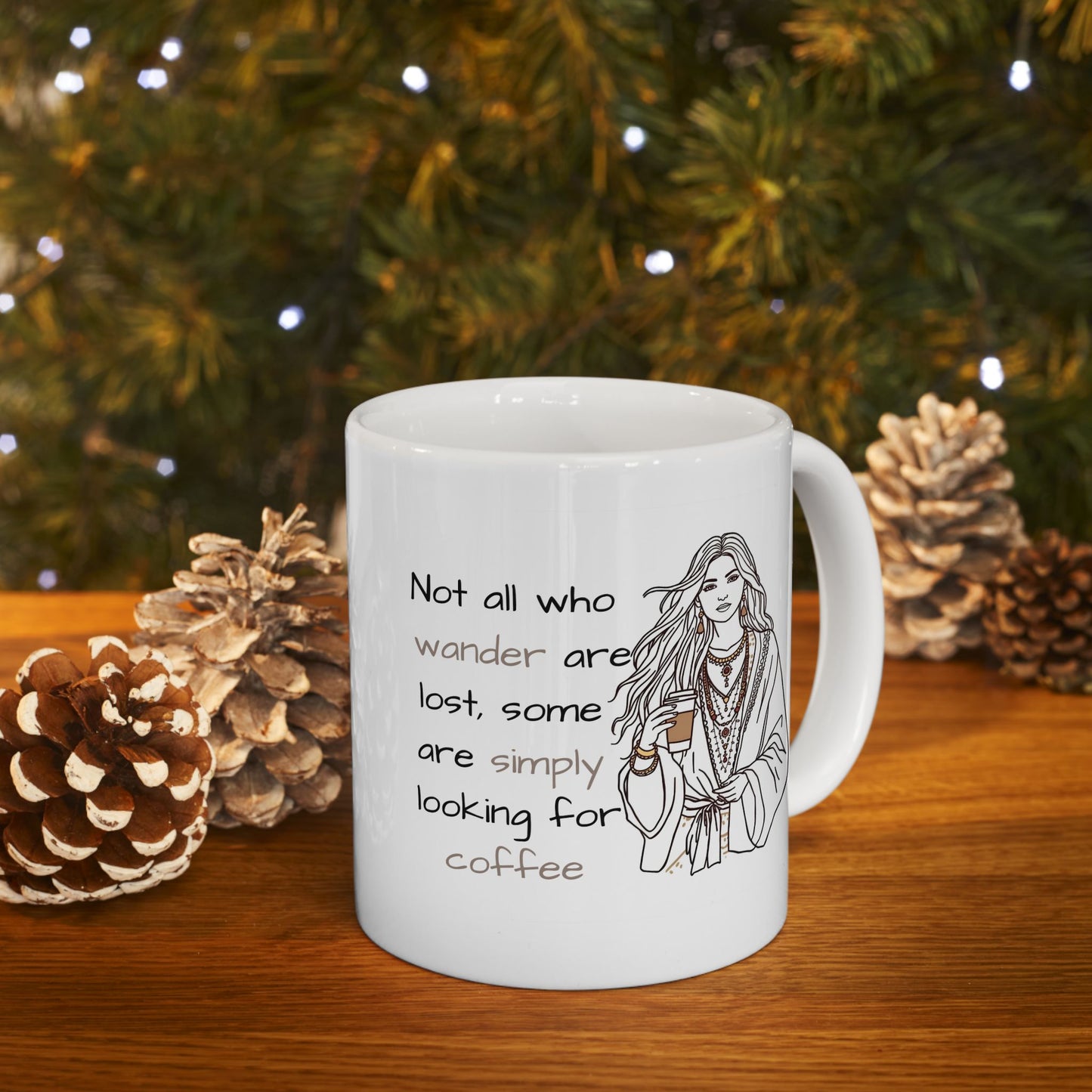 Inspirational Jesus Quote Ceramic Mug — Faith Coffee Cup (11oz/15oz)