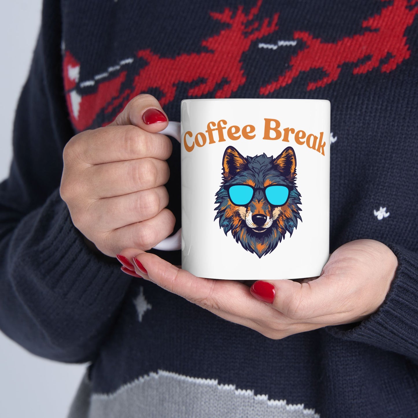 Funny Cat Coffee Mug, Cute Pet Lover Gift, Ceramic Cup for Home and Office, Fun Coffee Break Decor, Birthday or Holiday Mug